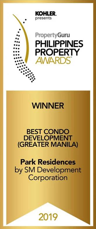 Property Guru Philippine Property Awards - Park Residences - SMDC Best COndo Development (greater Manila)