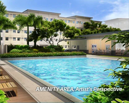 Amenity Area, Artist's Perspective Park Residences