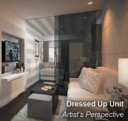 Dressed up Unit, Artist’s Perspective Amenity Area, Artist's Perspective  Spring Residences