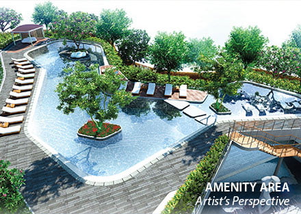 Amenity Area, Artists Perspective Air Residences