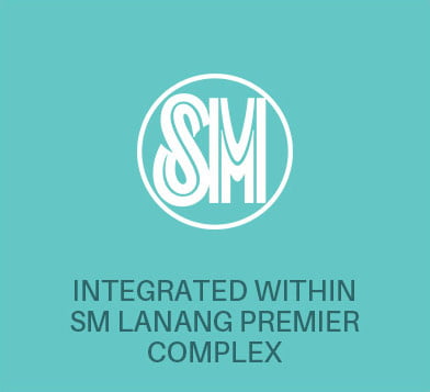 Integrated within SM Lanang Premier Complex Lane Residences