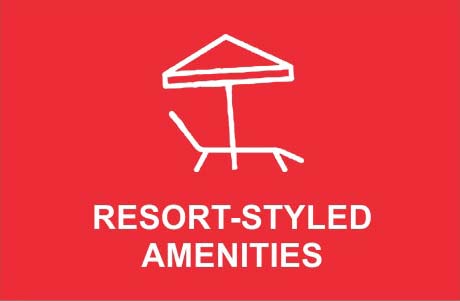 Resort-styled amenities  - SMDC Red Residences