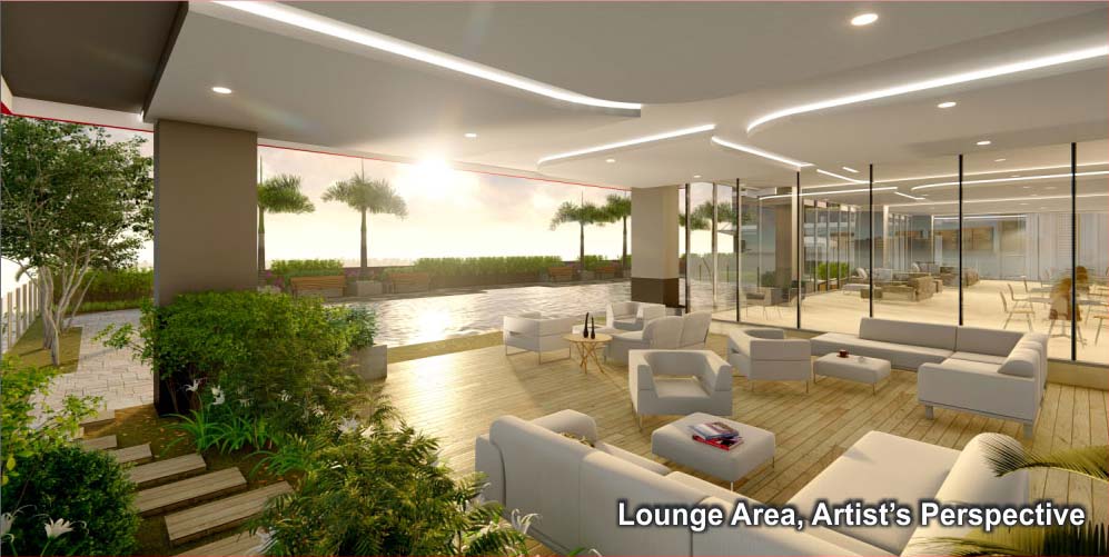 
Lounge Area, Artist's Perspective  Red Residences