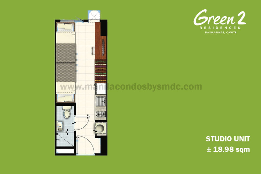 Studio Unit (18.98 sqm)