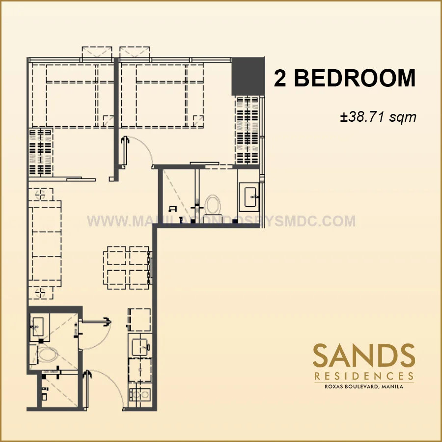 Sands Residences 2 Bedroom