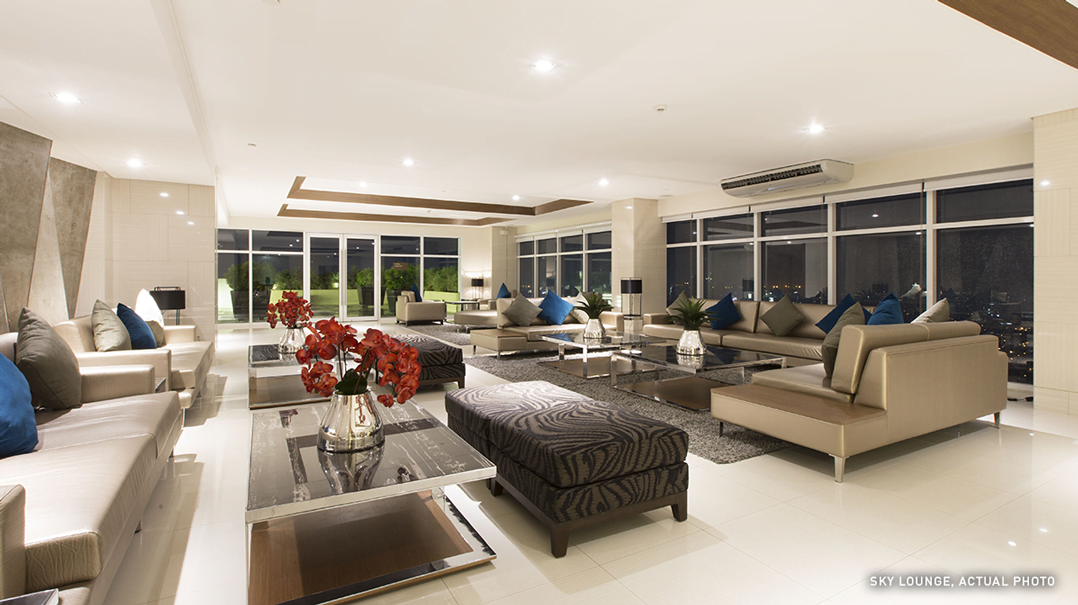 Sky Lounge Area, Actual Photo Mezza 2 Residences