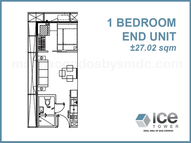 1-BEDROOM-END-UNIT-27.02SQM