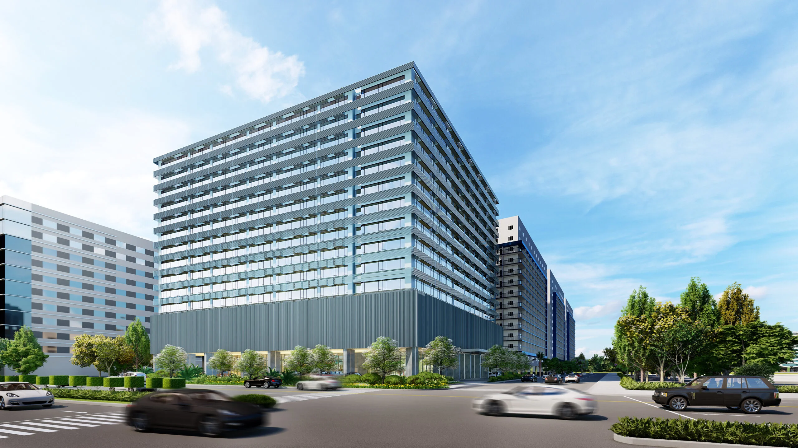 Ice Residential-Office Tower Facade
