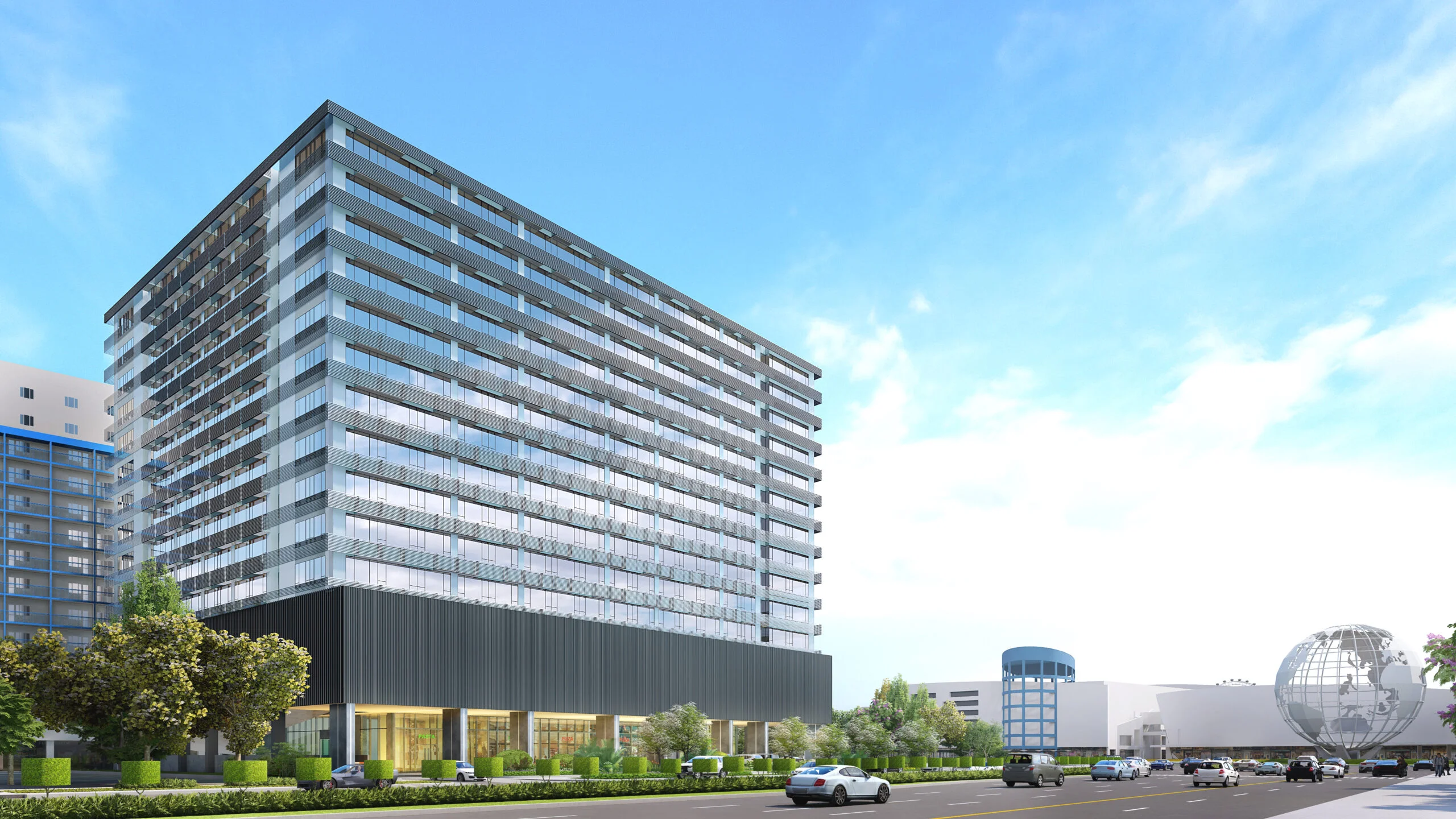 Ice Residential-Office Tower Facade