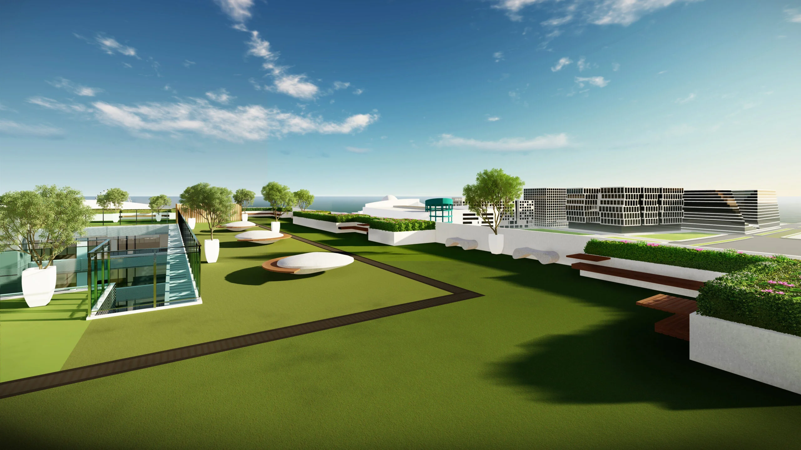 Ice Residential-Office Roof Deck