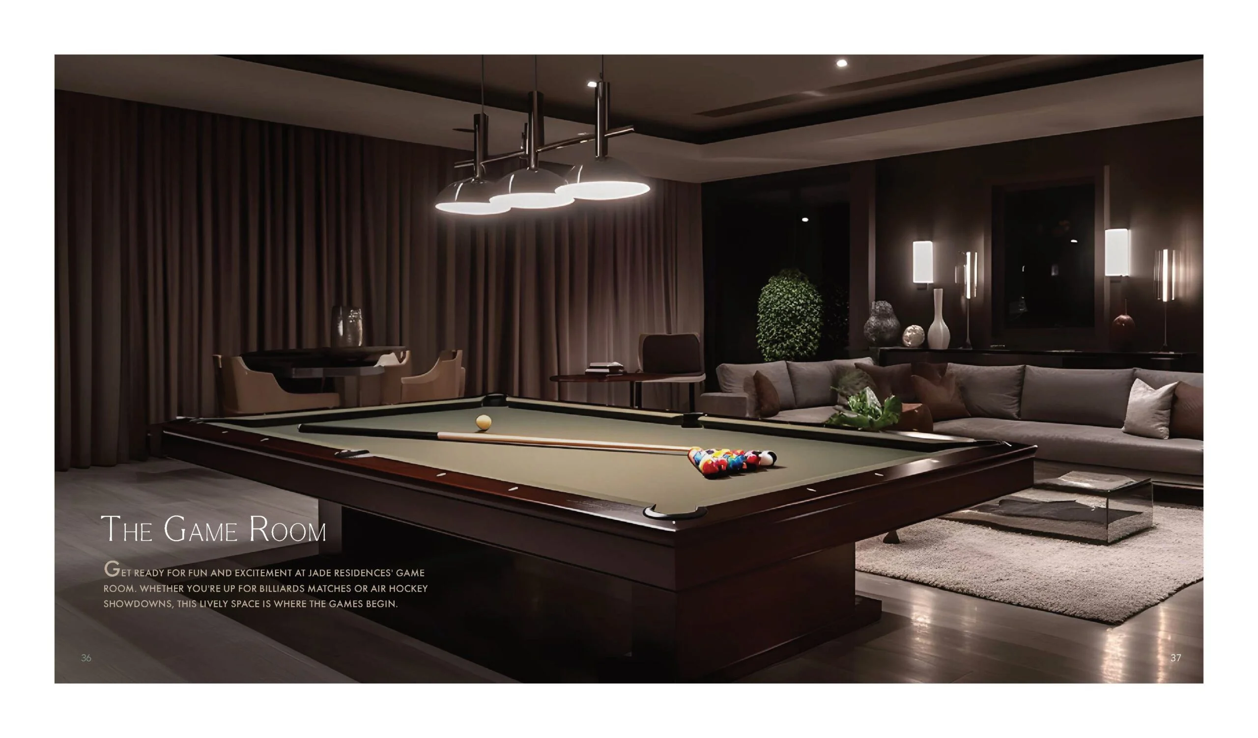 Jade Residences Game Room