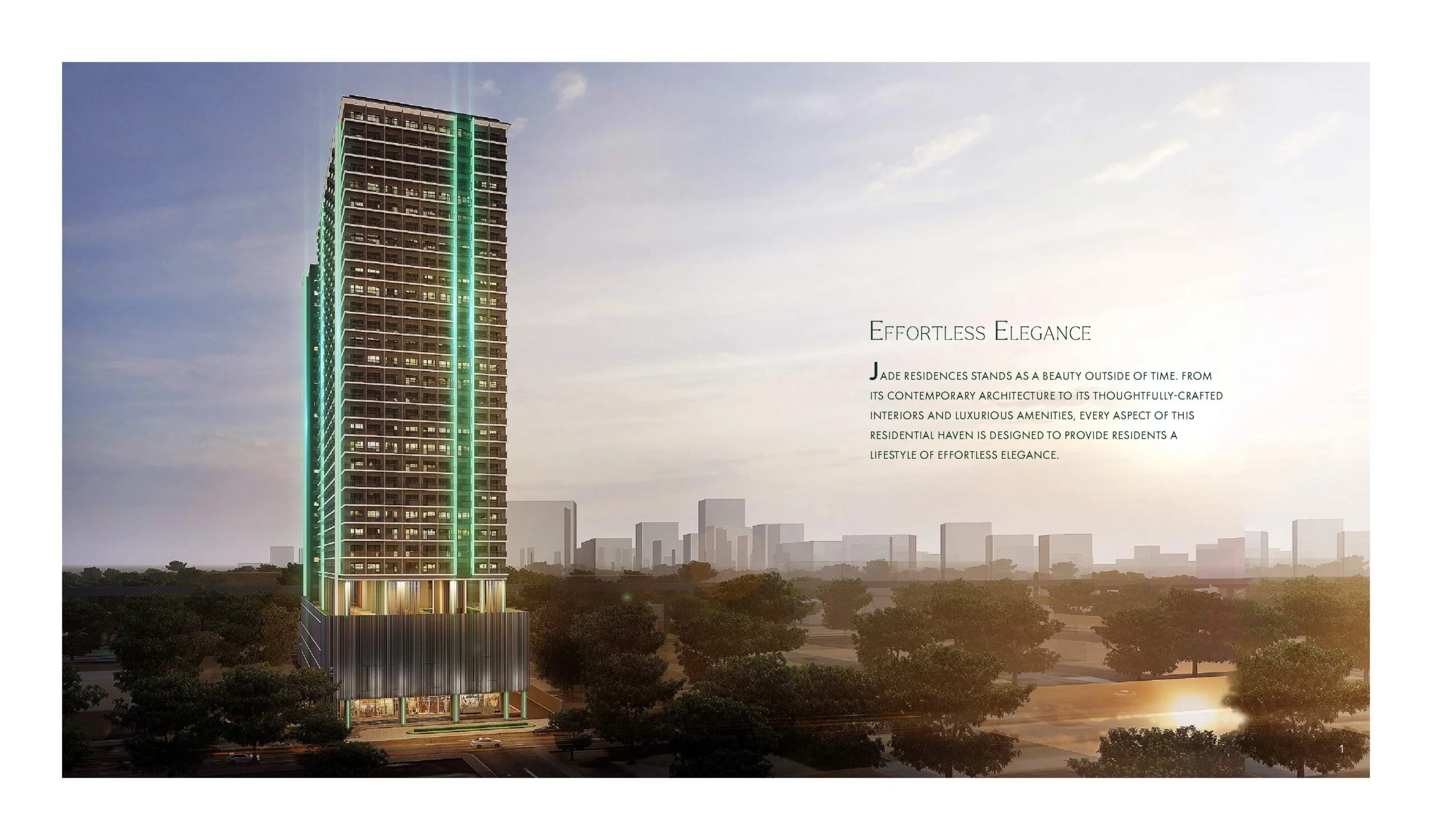 Jade Residences Building Facade