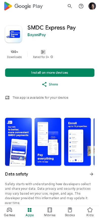 SMDC Express Pay Google Playstore