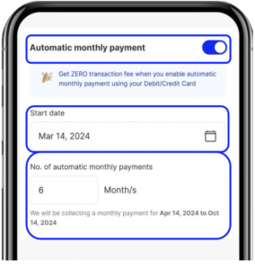 SMDC Express Pay Recurring Payment