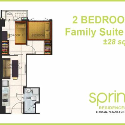 Family Suite A w Balcony 28sqm